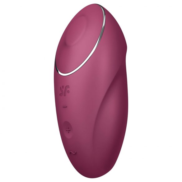 Satisfyer Tap & Climax 1 - 2-in-1 vibraator ja kliitori stimulaator (punane)