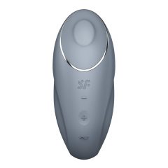   Satisfyer Tap & Climax 1 - 2-ühes vibraator ja kliitori stimulant (hall)