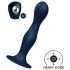 Satisfyer Double Ball-R - kaalutud dildo (tumesinine)