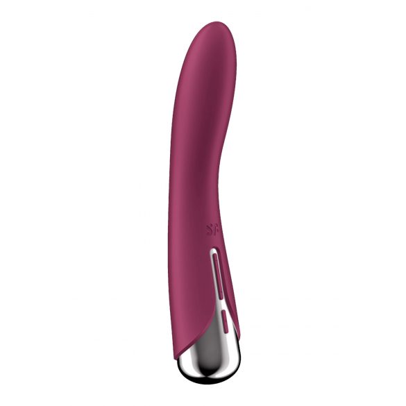 Satisfyer Spinning Vibe 1 - pöörlev peaga G-punkti vibraator (punane) 