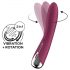 Satisfyer Spinning Vibe 1 - pöörleva peaga G-punkti vibraator (punane)