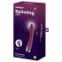 Satisfyer Spinning Vibe 1 - pöörlev peaga G-punkti vibraator (punane) 