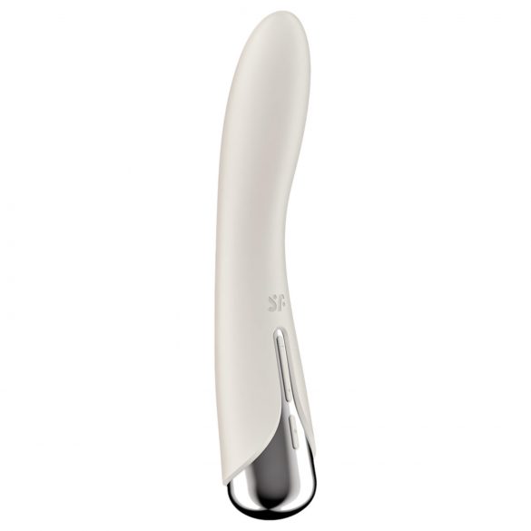 Satisfyer Spinning Vibe 1 - pöörleva pea G-punkti vibraator (beež)