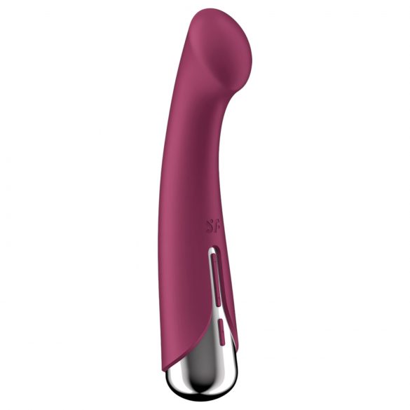 Satisfyer Spinning G-Spot 1 - pöörleva peaga G-punkti vibraator (punane)