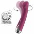 Satisfyer Spinning G-punkti 1 - pöörleva peaga G-punkti vibraator (punane) 