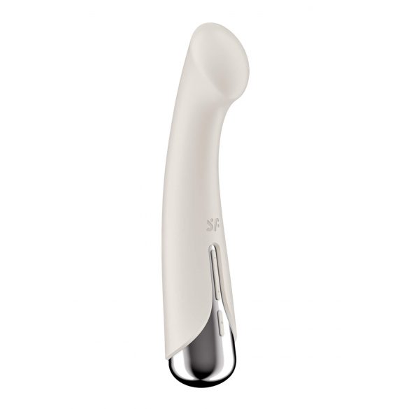 Satisfyer Spinning G-Spot 1 - pöörleva peaga G-punkti vibraator (beež) 