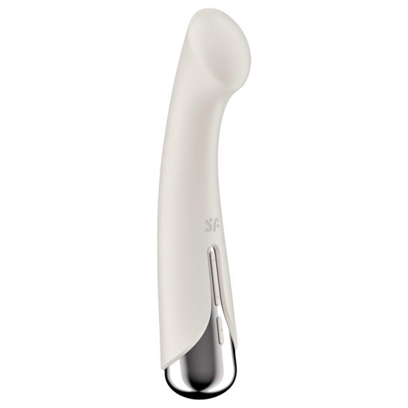 Satisfyer Spinning G-Spot 1 - pöörleva peaga G-punkti vibraator (beež)