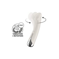 Satisfyer Spinning G-punkti vibraator (beež)