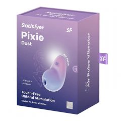  Satisfyer Pixie Dust - akuga õhuimpulsi kliitoristimulaator (lilla-roosa)