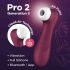 Satisfyer Pro 2 Gen3 - nutikas õhulainete kliitoristimulaator (bordoo)