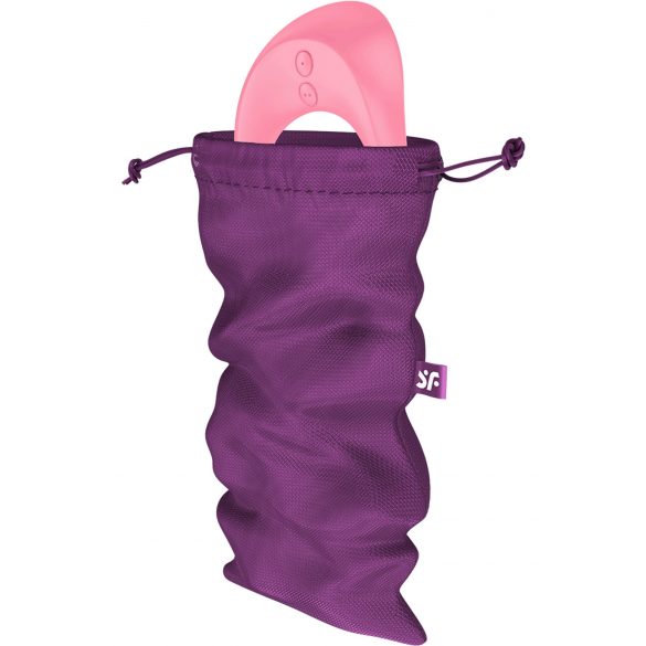 Satisfyer Treasure Bag M - sekstimänguasjade hoiukott - keskmine (lilla) 