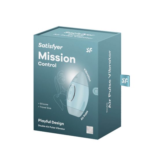 Satisfyer Missioonikontroll - akuga, õhulaine kliitori stimulaator (sinine)