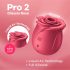 Satisfyer Pro 2 Rose Classic - akuga õhulainega kliitoristimulaator (punane) 