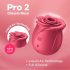 Satisfyer Pro 2 Rose Classic - õhulainetega kliitoristimulaator (punane)