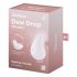 Satisfyer Dew Drop - akutoitega, veekindel kliitorivibraator (valge) 