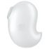 Satisfyer Cutie Ghost - akuga õhulainega kliitori stimulaator (valge)