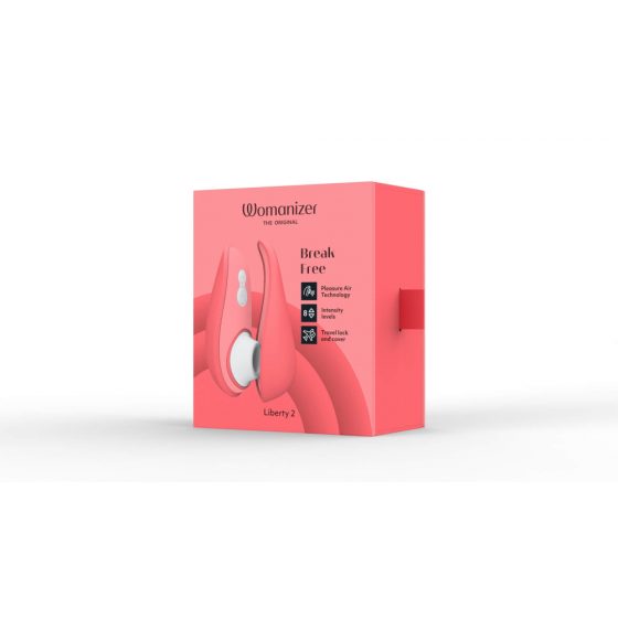 Womanizer Liberty 2 – akuga õhulainega kliitoristimulaator (roosa)