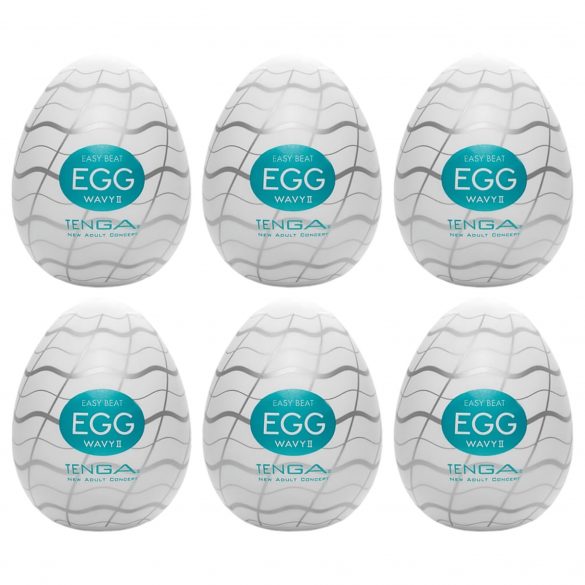 TENGA Egg Wavy II - masturbeerimismuna (6 tk)