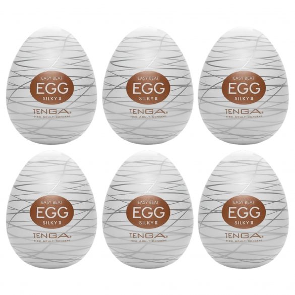 TENGA Egg Silky II - masturbeerimismuna (6 tk)