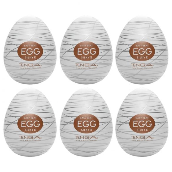 TENGA Egg Silky II - siidine masturbeerimismuna (6tk)