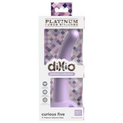   Dillio Curious Five - iminapinnaga silikoonist dildo (15cm) - lilla