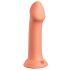 Dillio Suur Kangelane - iminapaga silikoonist dildo (17cm) - oranž 