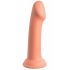 Dillio Suur Kangelane - iminapaga silikoonist dildo (17cm) - oranž 