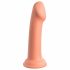 Dillio Suur Kangelane - iminapaga silikoonist dildo (17cm) - oranž 