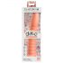 Dillio Wild Thing - iminapõhjaga sooneline dildo (19 cm) - oranž