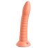 Dillio Metsik Asi - kleepuv alusega sooniline dildo (19cm) - oranz 