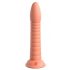 Dillio Metsik Asi - kleepuv alusega sooniline dildo (19cm) - oranz 