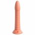 Dillio Metsik Asi - kleepuv alusega sooniline dildo (19cm) - oranz 