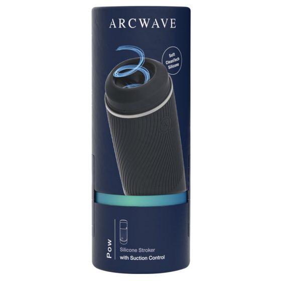 Arcwave Pow - manuaalne imemise masturbator (must)