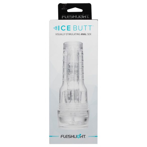 Fleshlight Ice Butt - kunstpepp masturbaator (läbipaistev) 