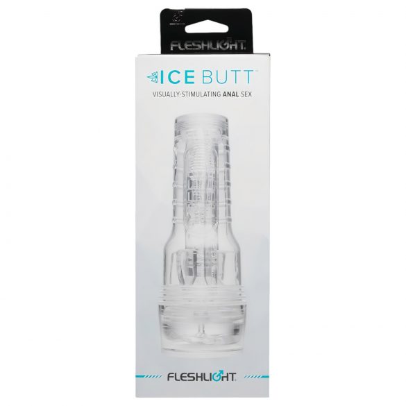 Fleshlight Ice Butt - kunstpepu masturbaator (läbipaistev)