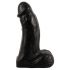 Realistixxx Real Giant - hiiglaslik munanditega dildo - 22 cm (must) 