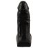 Realistixxx Real Giant - hiiglaslik munanditega dildo - 22 cm (must) 