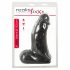 Realistixxx Real Giant - hiiglaslik munanditega dildo - 22 cm (must) 