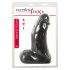 Realistixxx Real Giant - hiiglaslik munanditega dildo - 22 cm (must)