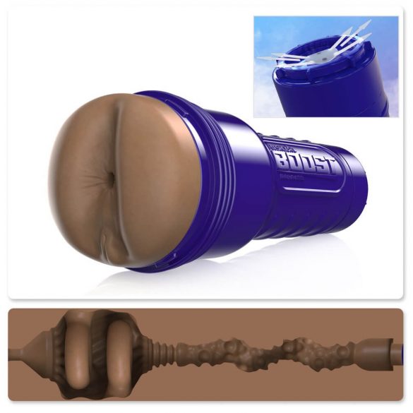 Fleshlight Boost Blast - elutru pepu masturbaator (pruun) 