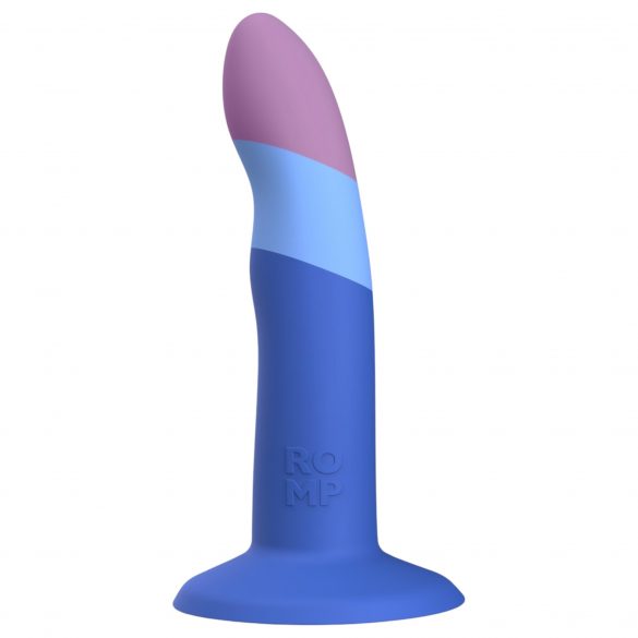 ROMP Piccolo - painduv silikoonist dildo (sinine-lilla) 