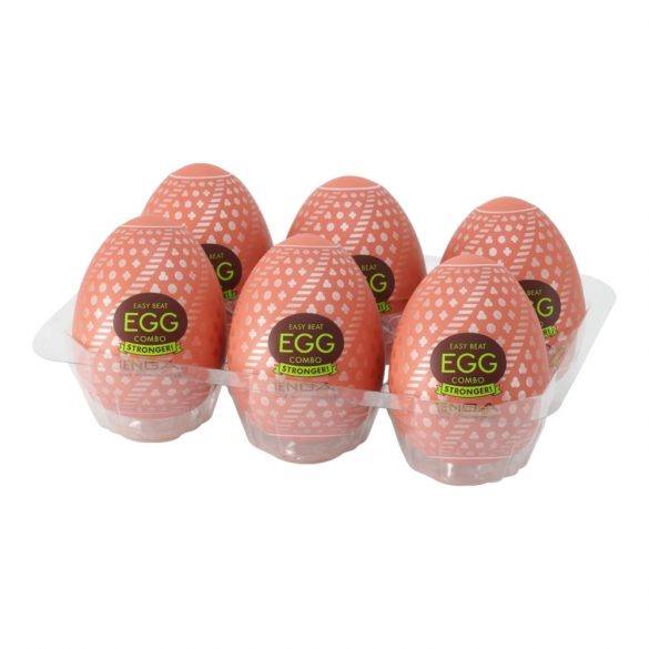 TENGA Egg Combo Stronger - masturbeerimismuna (6tk) 