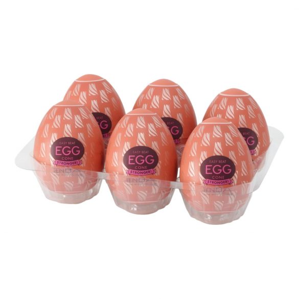 TENGA Egg Cone Stronger - masturbeerimismuna (6tk) 