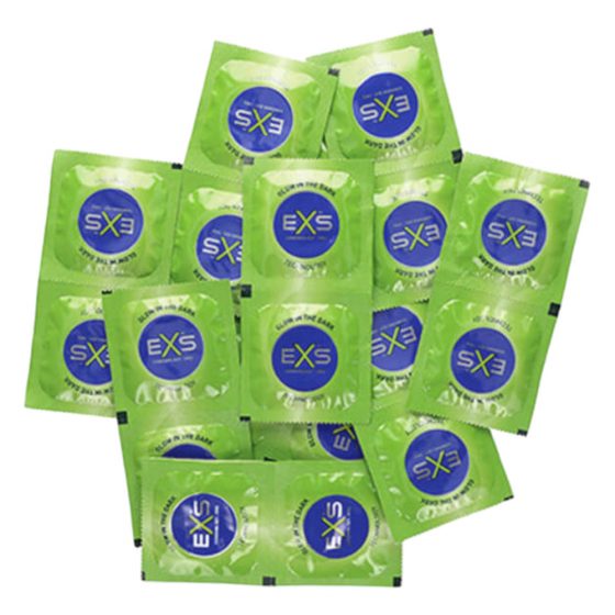 EXS Glow - helendav kondoom (100 tk)