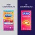 Durex Emoji PleasureMe - ribatud-doteeritud kondoom (12tk) 