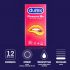 Durex Emoji PleasureMe - ribatud-doteeritud kondoom (12tk) 