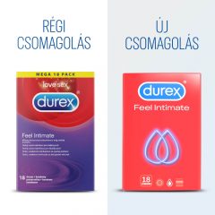 Durex Feel Intimate - õhuke kondoom (18 tk)