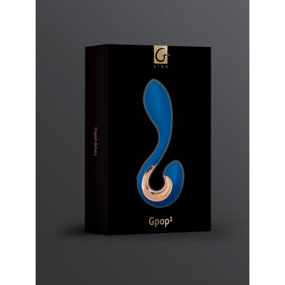 G-Vibe G-Pop 2 - akuga, veekindel G/P-punkti vibraator (sinine)
