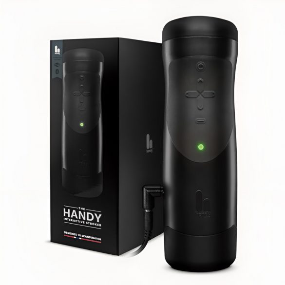 The Handy 1.1 - nutikas võrgu VR-masturbaator (must)