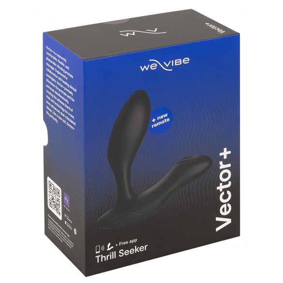 We-Vibe Vector+ - akutoitega, nutikas anaalvibraator (must) 